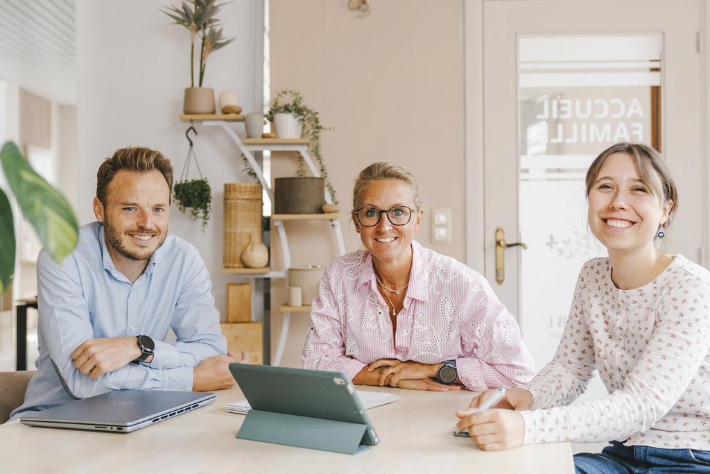 L’équipe du Paisible réunie au bureau
